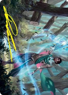 Dragonsguard Elite Art Card 15 81 Gold Stamped Signature 15 (Art Series: Strixhaven)  | Good Games Adelaide SA