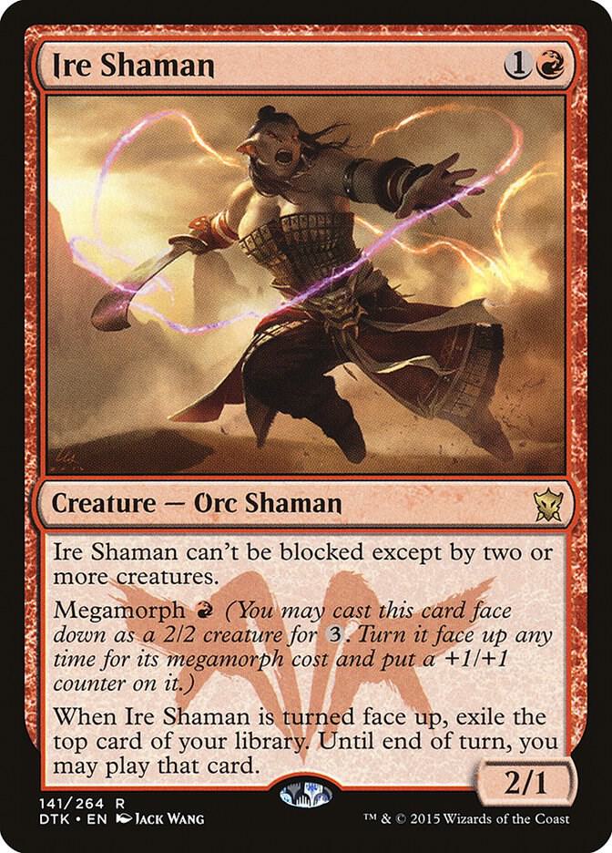 Ire Shaman 141 (Dragons of Tarkir)  - Foil | Good Games Adelaide SA
