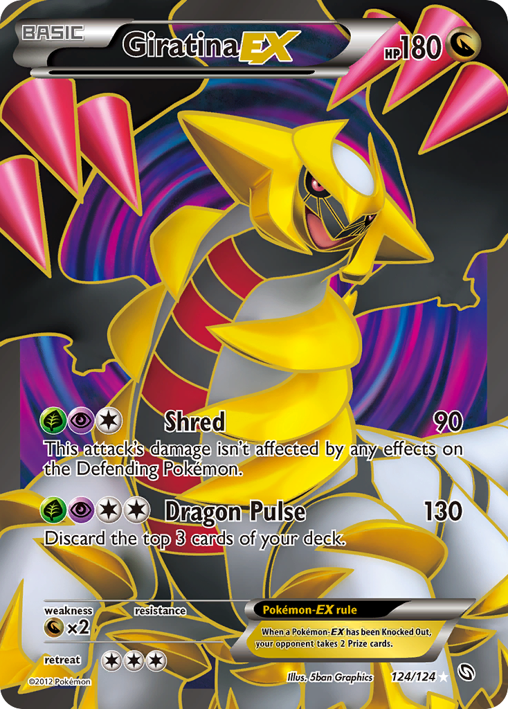 Giratina EX (124/124) [Black & White: Dragons Exalted] | Good Games Adelaide SA