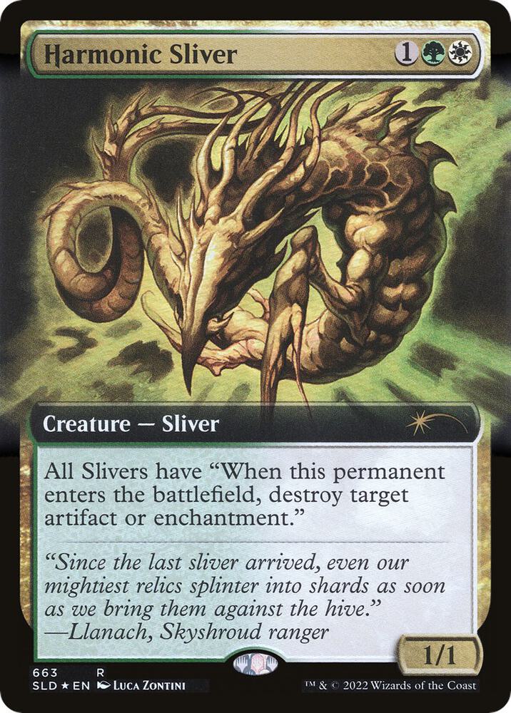 Harmonic Sliver Extended Art 663 (Secret Lair Drop Series)  - Foil | Good Games Adelaide SA