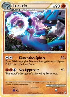 Lucario 14 95 Call of Legends 014/095 (Deck Exclusives)  | Good Games Adelaide SA