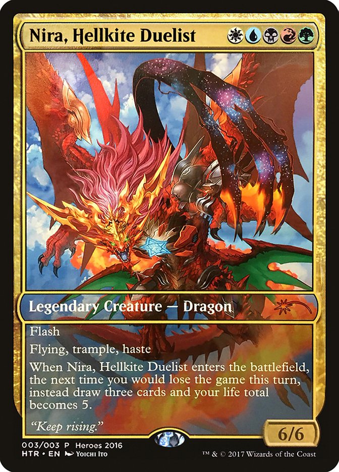 Nira, Hellkite Duelist [Unique and Miscellaneous Promos] | Good Games Adelaide SA