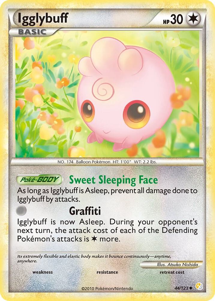 Igglybuff 44/123 (HeartGold SoulSilver)  - Reverse Holofoil | Good Games Adelaide SA