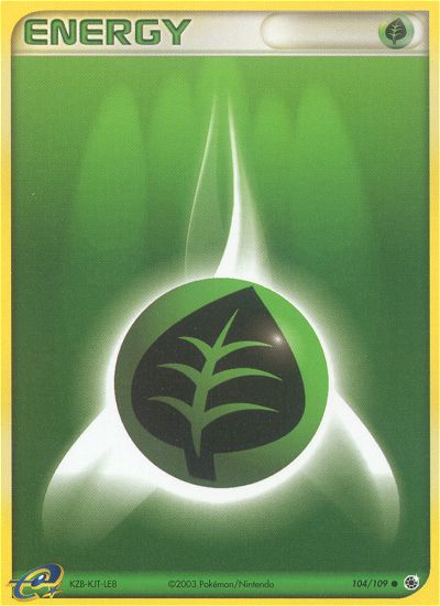 Grass Energy (104/109) [EX: Ruby & Sapphire] | Good Games Adelaide SA
