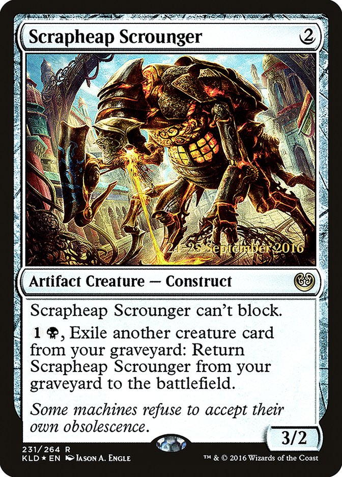 Scrapheap Scrounger [Kaladesh Promos] | Good Games Adelaide SA