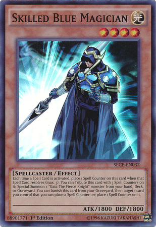 Skilled Blue Magician [SECE-EN032] Super Rare | Good Games Adelaide SA