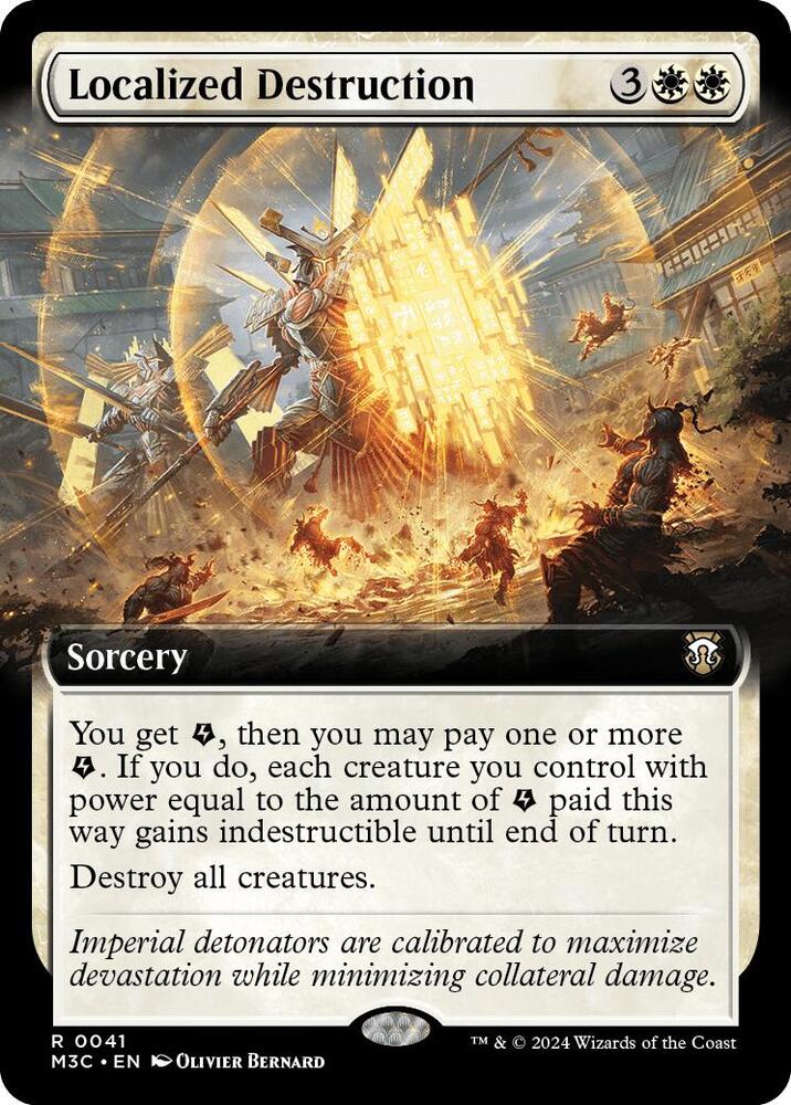 Localized Destruction 41/411 (Commander: Modern Horizons 3)  - Extended Art Ripple Foil | Good Games Adelaide SA