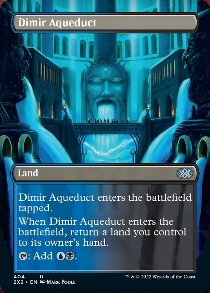 Dimir Aqueduct (Borderless Alternate Art) [Double Masters 2022] | Good Games Adelaide SA