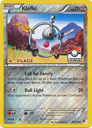 Klefki (66/119) (League Promo 4th Place) [XY: Phantom Forces] | Good Games Adelaide SA