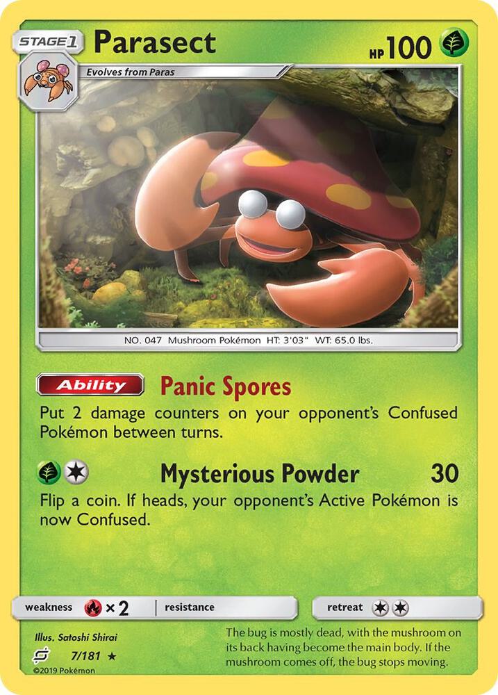 Parasect 7/181 (SM - Team Up)  | Good Games Adelaide SA