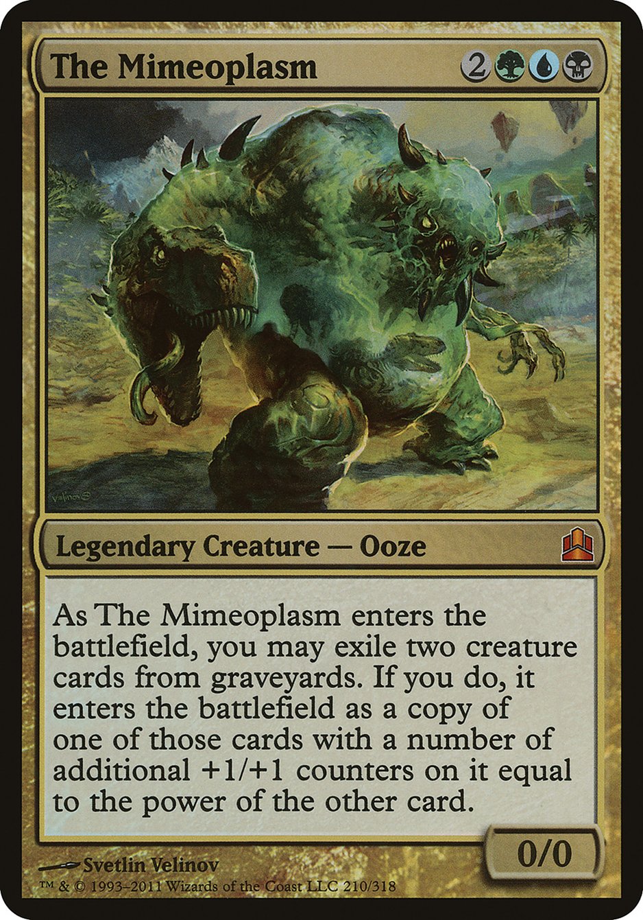 The Mimeoplasm (Oversized) [Commander 2011 Oversized] | Good Games Adelaide SA