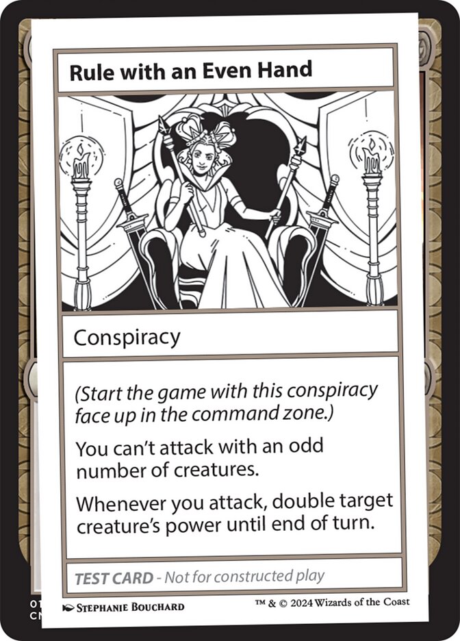 Rule with an Even Hand  (Mystery Booster 2 Playtest Cards)  | Good Games Adelaide SA