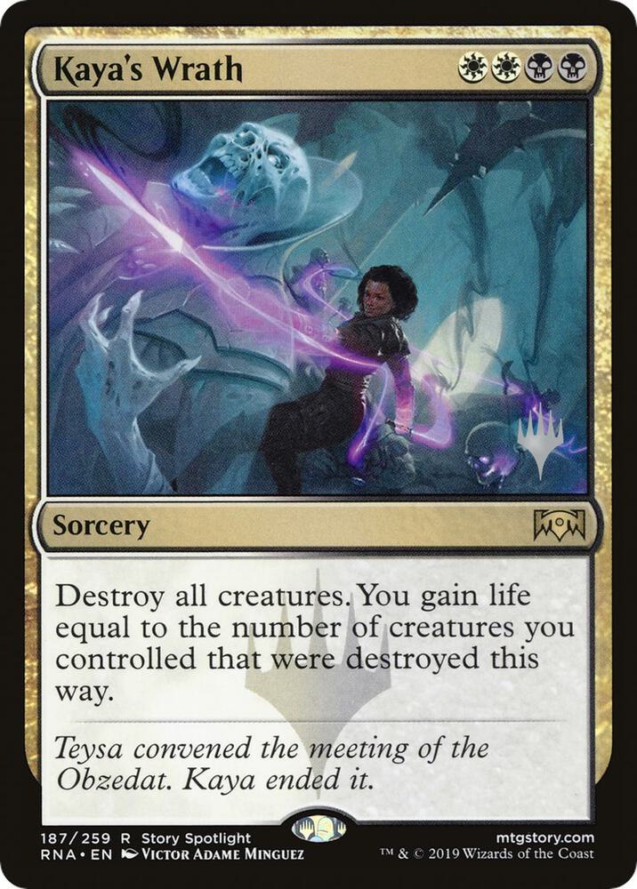 Kayas Wrath 187 (Promo Pack: Throne of Eldraine)  - Foil | Good Games Adelaide SA