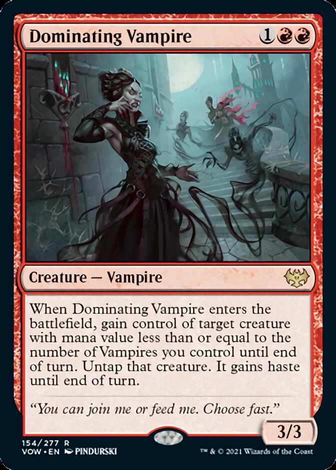 Dominating Vampire [Innistrad: Crimson Vow] | Good Games Adelaide SA