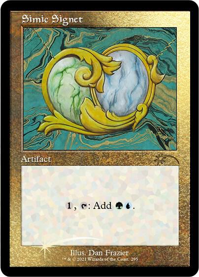 Simic Signet Foil Etched 295 (Secret Lair Drop Series)  - Foil | Good Games Adelaide SA