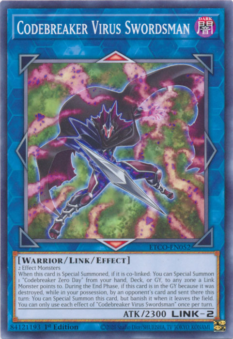 Codebreaker Virus Swordsman [ETCO-EN052] Common | Good Games Adelaide SA