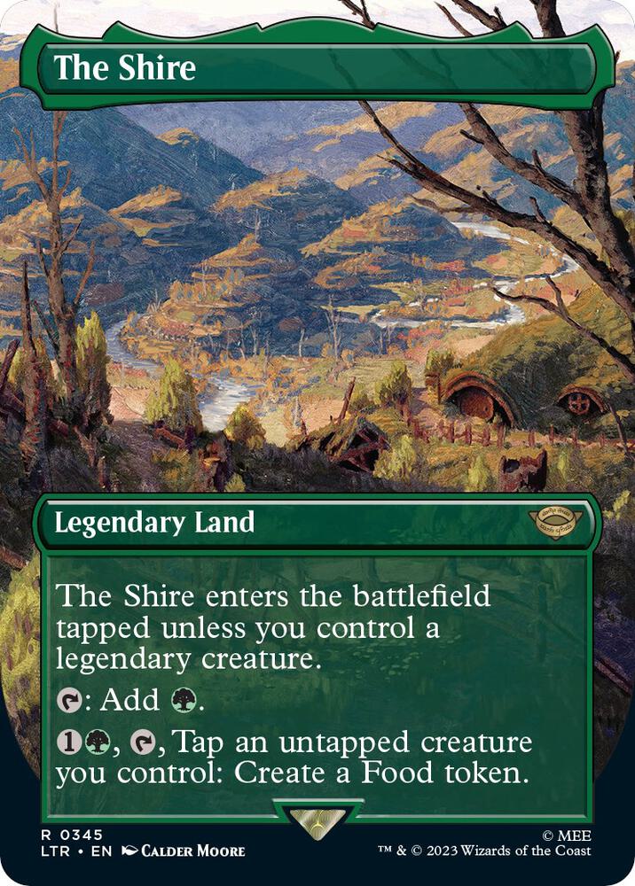 The Shire 345 (Universes Beyond: The Lord of the Rings: Tales of Middle-earth)  - Borderless | Good Games Adelaide SA