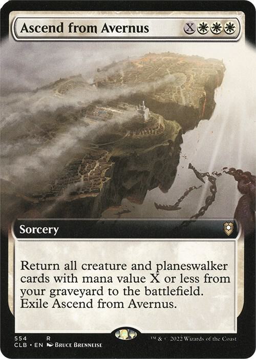 Ascend from Avernus Extended Art 554 (Commander Legends: Battle for Baldur's Gate)  - Foil | Good Games Adelaide SA