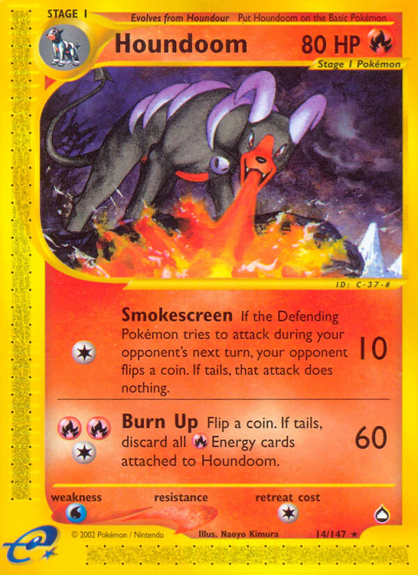 Houndoom (14/147) [Aquapolis] | Good Games Adelaide SA