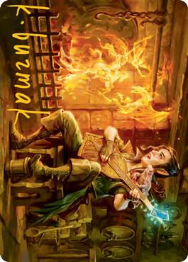 Wish Art Card Gold Stamped Signature 50 (Art Series: Adventures in the Forgotten Realms)  | Good Games Adelaide SA