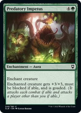 Predatory Impetus 249 (Commander Legends: Battle for Baldur's Gate)  - Foil | Good Games Adelaide SA