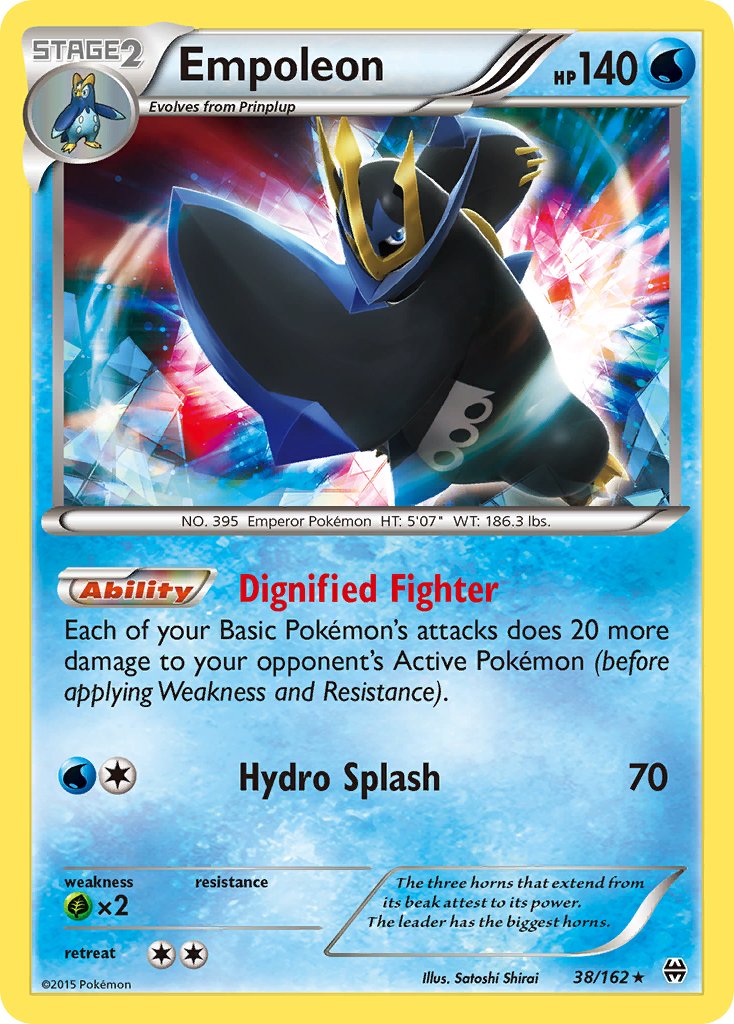Empoleon (38/162) (Battle Arena Deck Exclusive) (Theme Deck Exclusive) [XY: BREAKthrough] | Good Games Adelaide SA