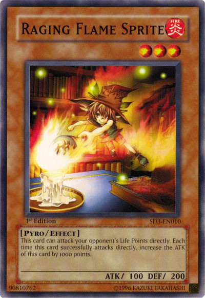 Raging Flame Sprite [SD3-EN010] Common | Good Games Adelaide SA