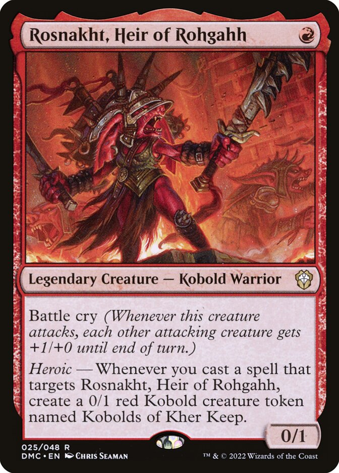 Rosnakht, Heir of Rohgahh 25 (Commander: Dominaria United)  | Good Games Adelaide SA