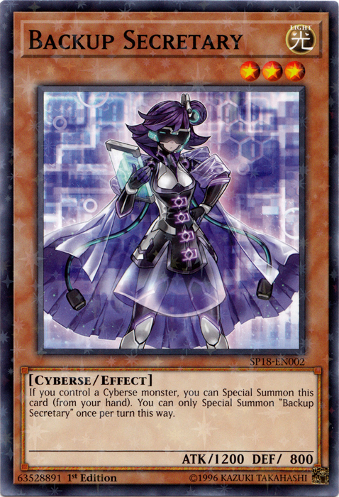 Backup Secretary [SP18-EN002] Starfoil Rare | Good Games Adelaide SA