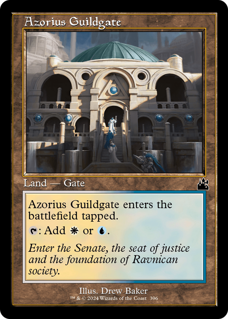 Azorius Guildgate (Retro Frame) [Ravnica Remastered] | Good Games Adelaide SA