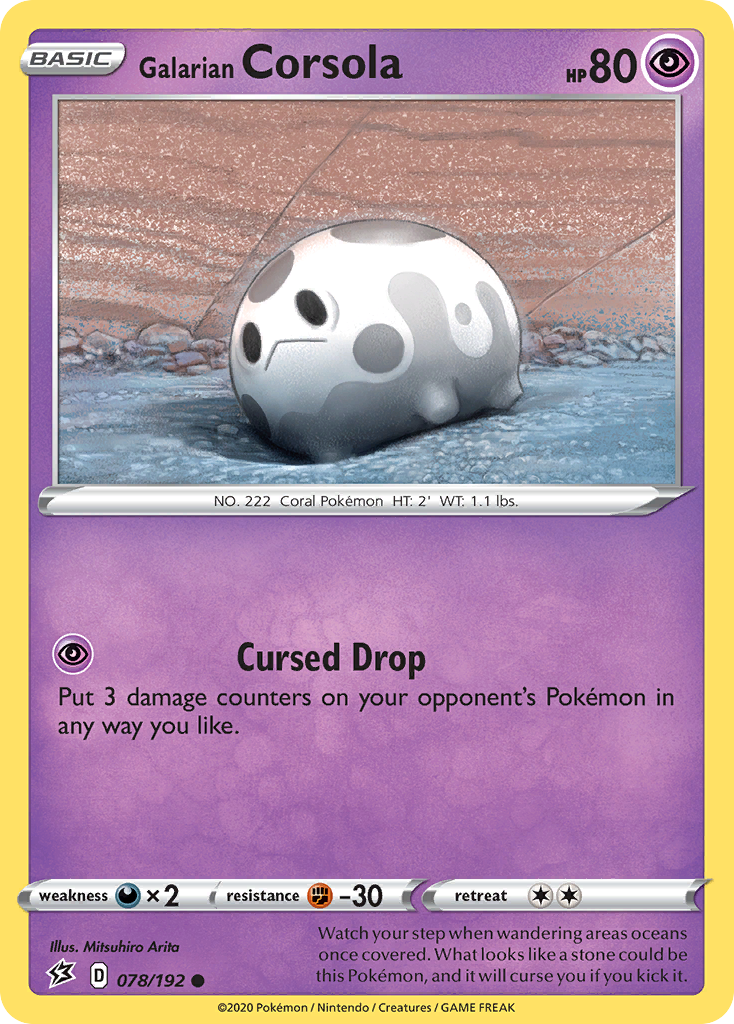 Galarian Corsola (078/192) [Sword & Shield: Rebel Clash] | Good Games Adelaide SA