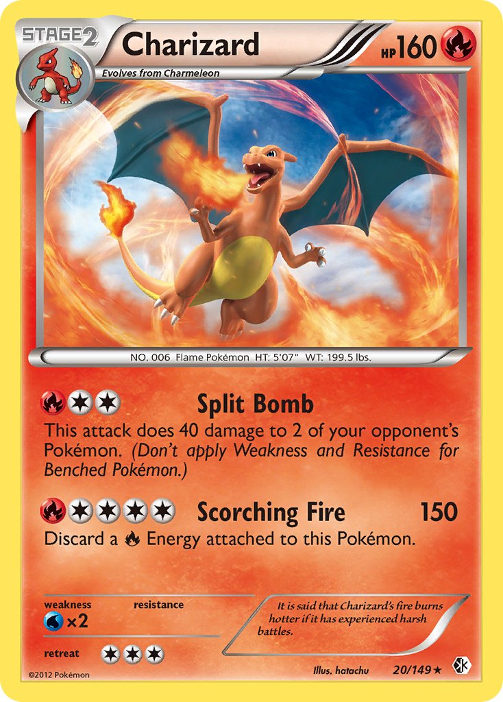 Charizard (20/149) (Cosmos Holo) (Blister Exclusive) [Black & White: Boundaries Crossed] | Good Games Adelaide SA