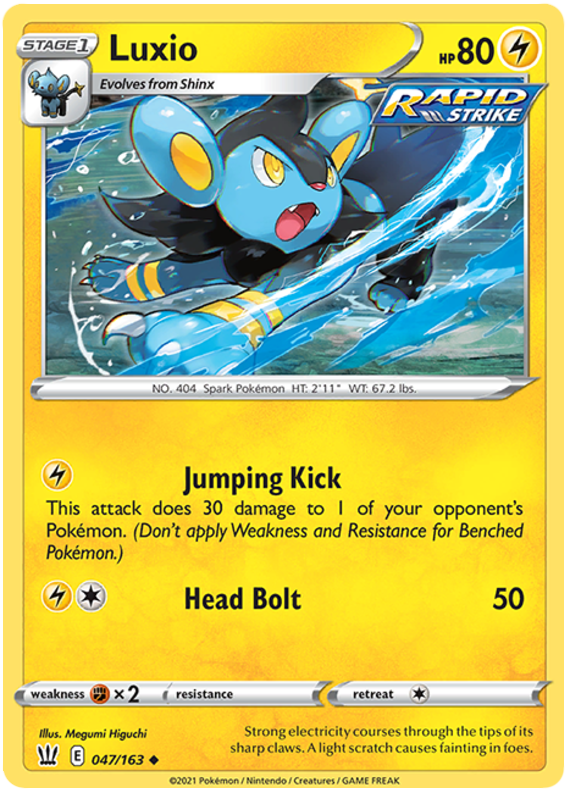 Luxio (047/163) [Sword & Shield: Battle Styles] | Good Games Adelaide SA