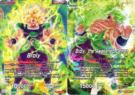 Broly // Broly, the Awakened Demon [BT11-002] | Good Games Adelaide SA