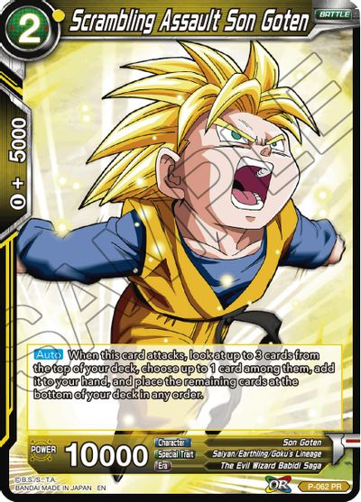 Scrambling Assault Son Goten (Reprint) (P-062) [Battle Evolution Booster] | Good Games Adelaide SA