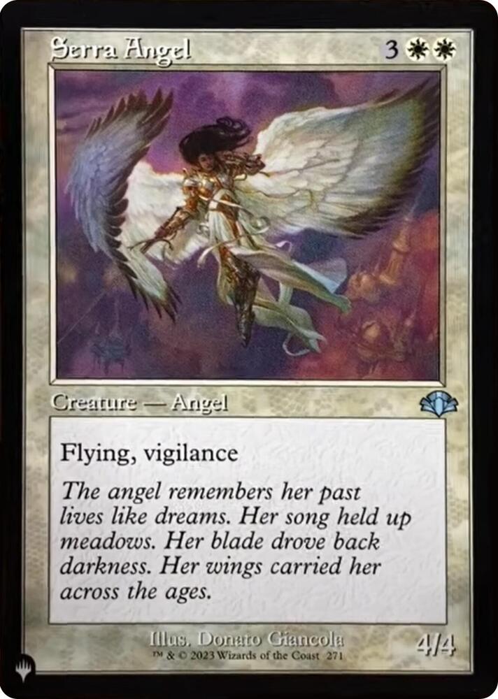 Serra Angel Retro Frame 271/261 (The List Reprints)  | Good Games Adelaide SA