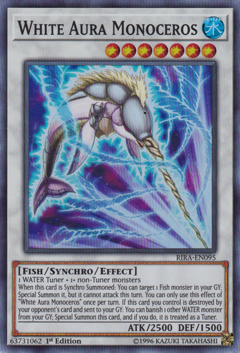 White Aura Monoceros [RIRA-EN095] Super Rare | Good Games Adelaide SA