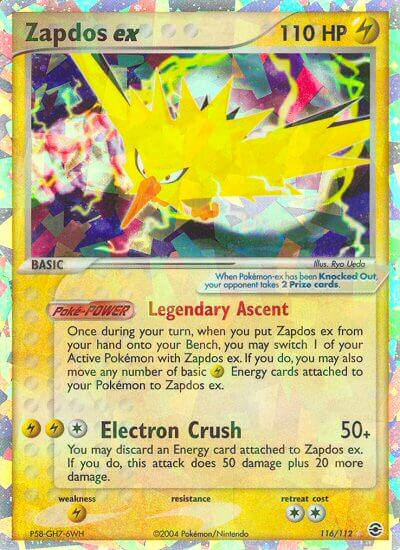 Zapdos ex (116/112) [EX: FireRed & LeafGreen] | Good Games Adelaide SA