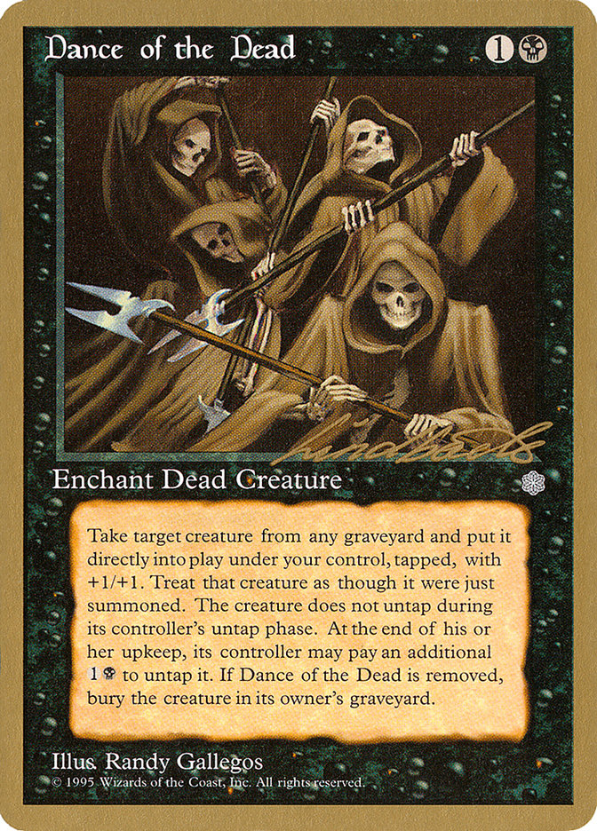 Dance of the Dead (Leon Lindback) [Pro Tour Collector Set] | Good Games Adelaide SA