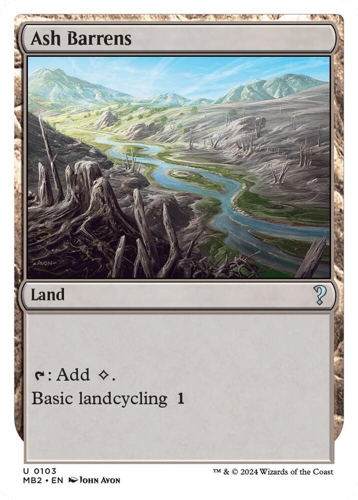 Ash Barrens 103 (Mystery Booster 2)  | Good Games Adelaide SA