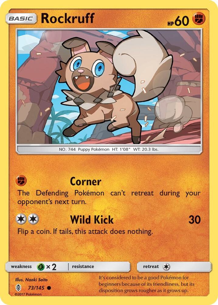 Rockruff 73/145 (SM - Guardians Rising)  | Good Games Adelaide SA