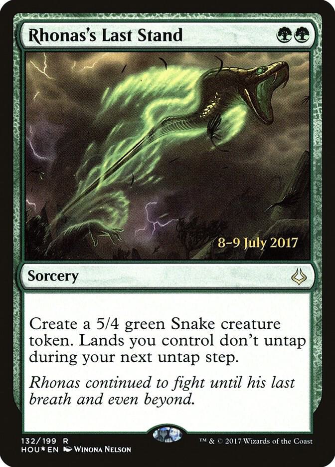 Rhonass Last Stand 132 (Prerelease Cards)  - Foil | Good Games Adelaide SA