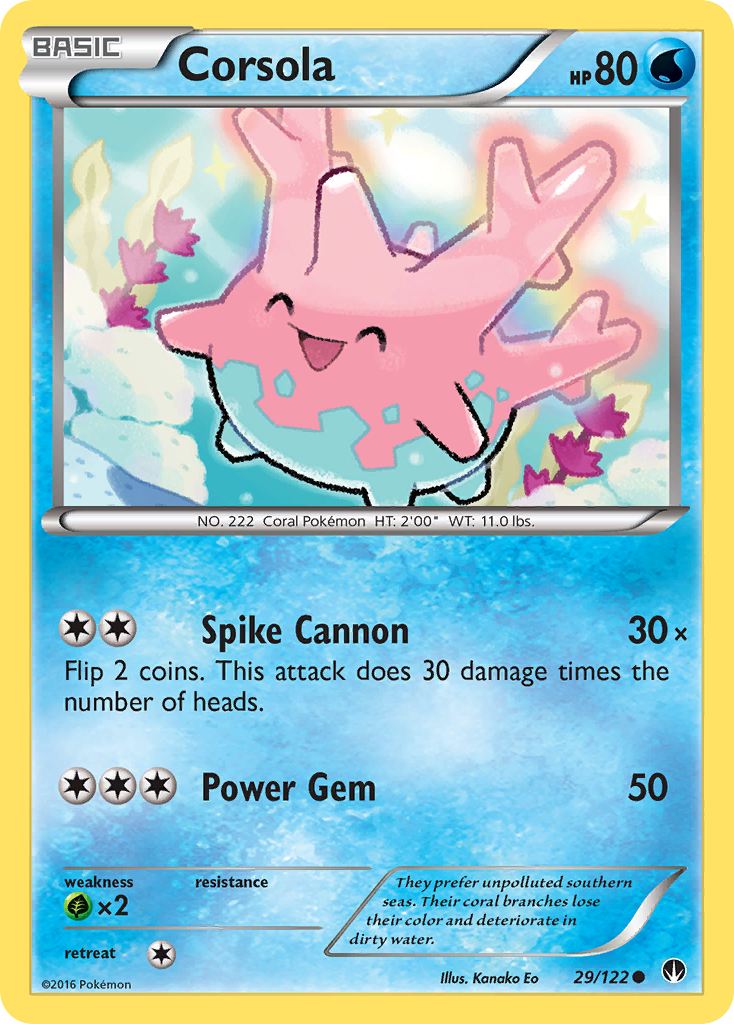 Corsola (29/122) [XY: BREAKpoint] | Good Games Adelaide SA