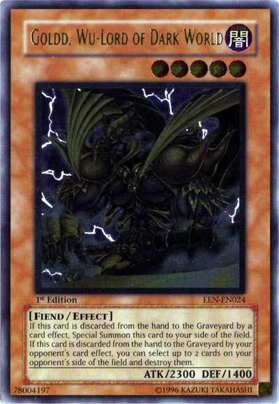 Goldd, Wu-Lord of Dark World [EEN-EN024] Ultimate Rare | Good Games Adelaide SA