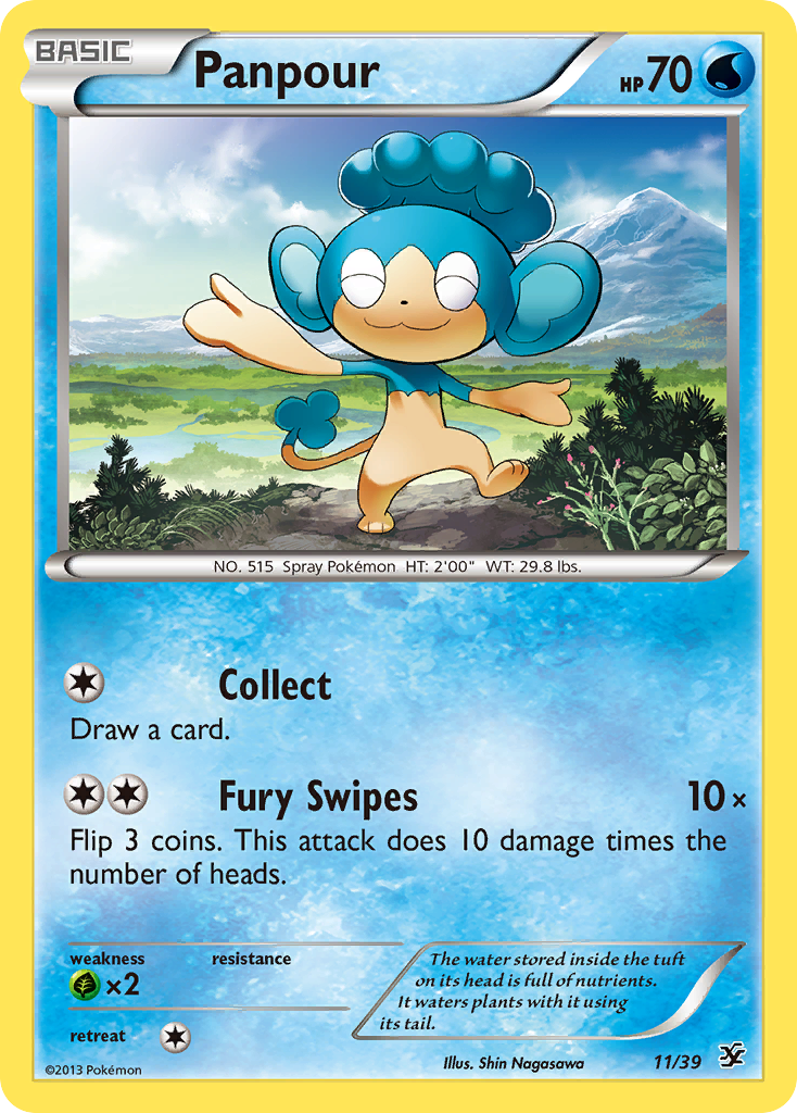 Panpour (11/39) [XY: Kalos Starter Set] | Good Games Adelaide SA