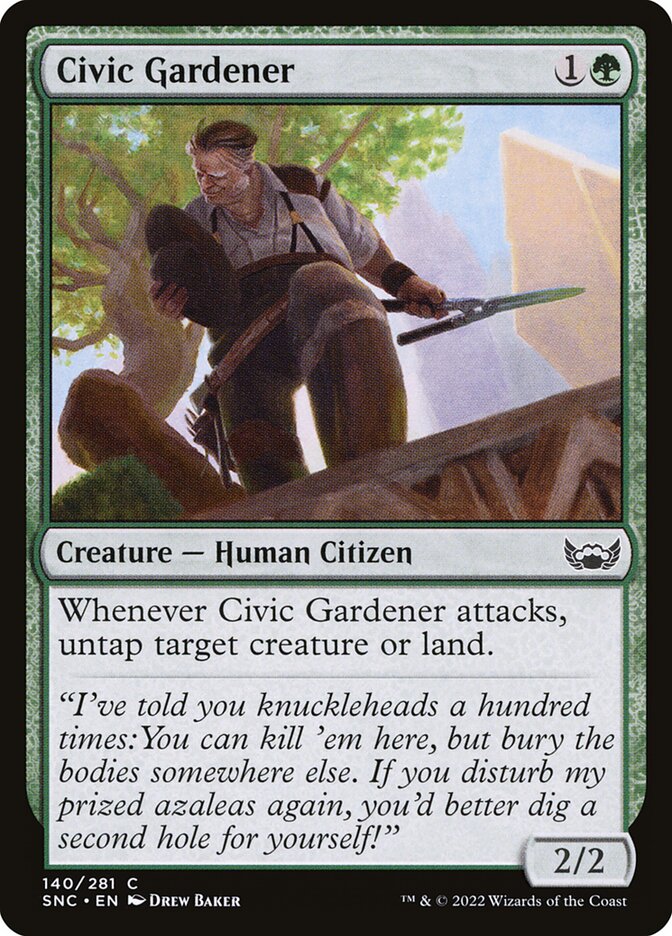 Civic Gardener 140 (Streets of New Capenna)  - Foil | Good Games Adelaide SA