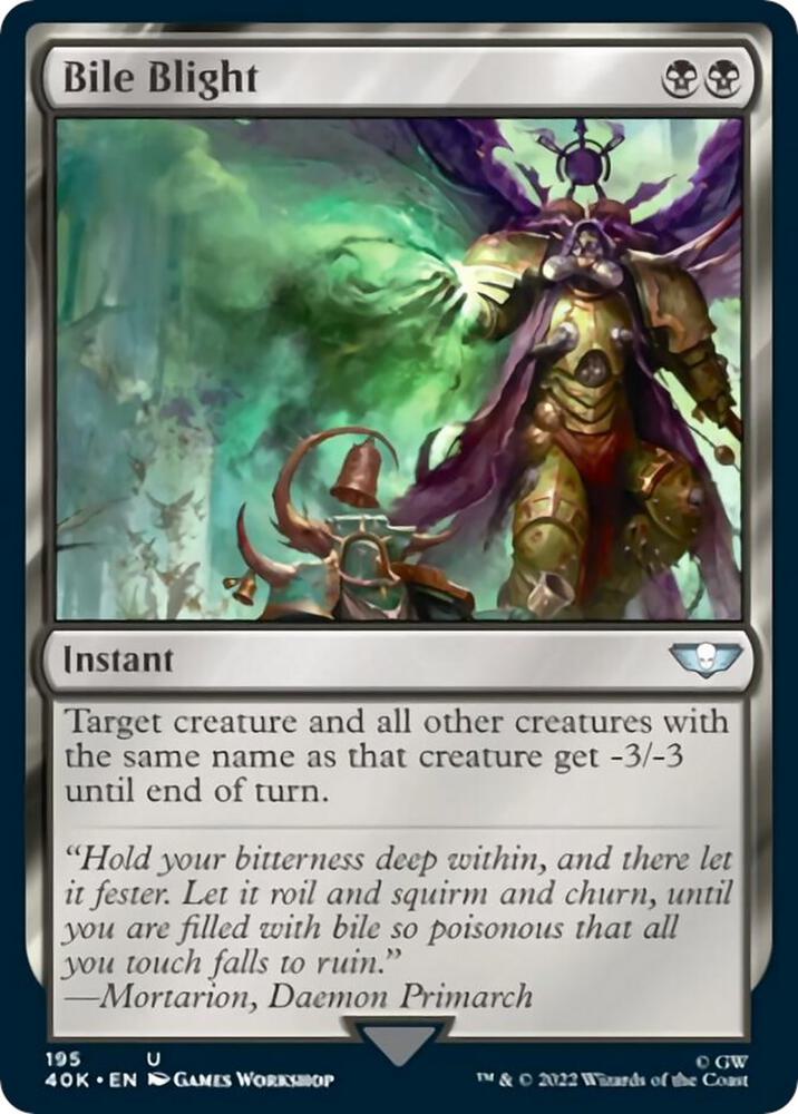 Bile Blight Surge Foil 195 (Universes Beyond: Warhammer 40,000)  - Foil | Good Games Adelaide SA