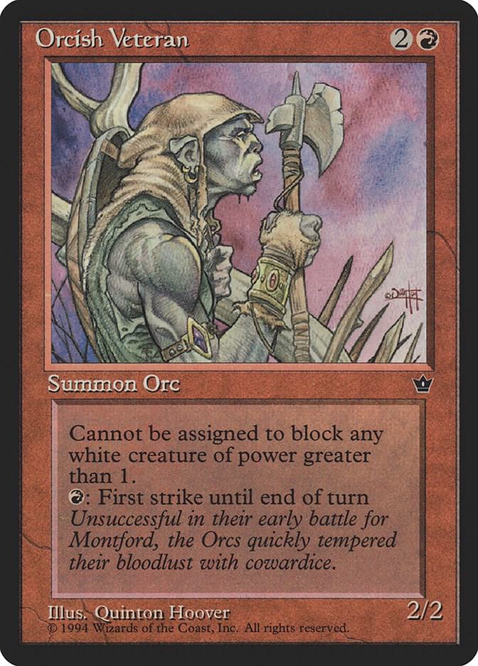 Orcish Veteran  (Fallen Empires)  | Good Games Adelaide SA