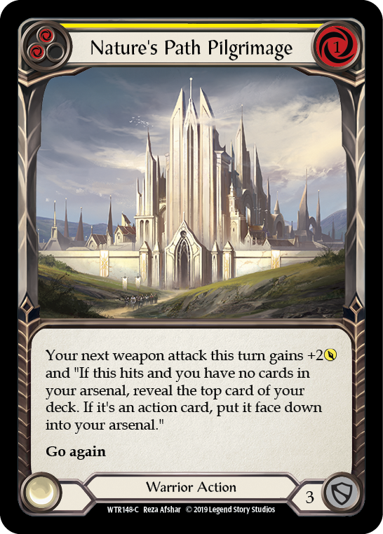 Nature's Path Pilgrimage (Yellow) [WTR148-C] Alpha Print Normal | Good Games Adelaide SA