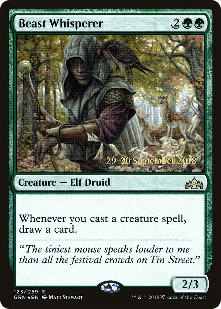 Beast Whisperer 123 (Prerelease Cards)  - Foil | Good Games Adelaide SA